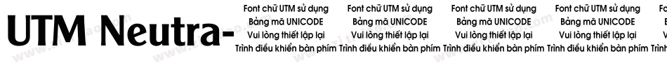 UTM Neutra字体转换